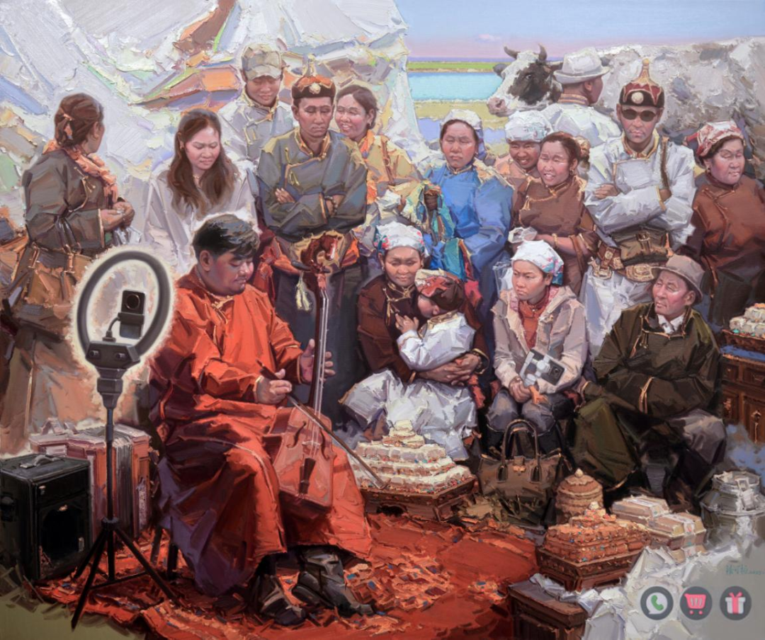 内蒙古五位油画家成功入选2025·百家金陵画展（油画） 第1张