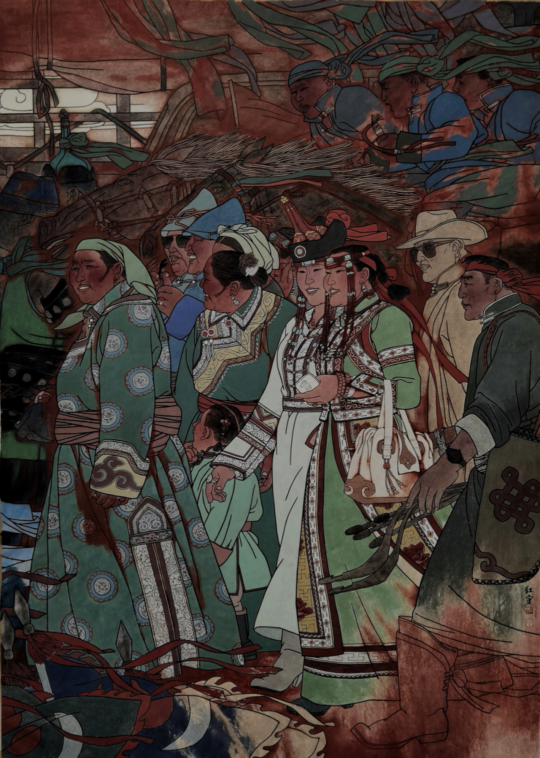 第十四届全国美术作品展览入选作者推介 | 要红宇、王亚囡、邢晓煜（中国画） 第3张