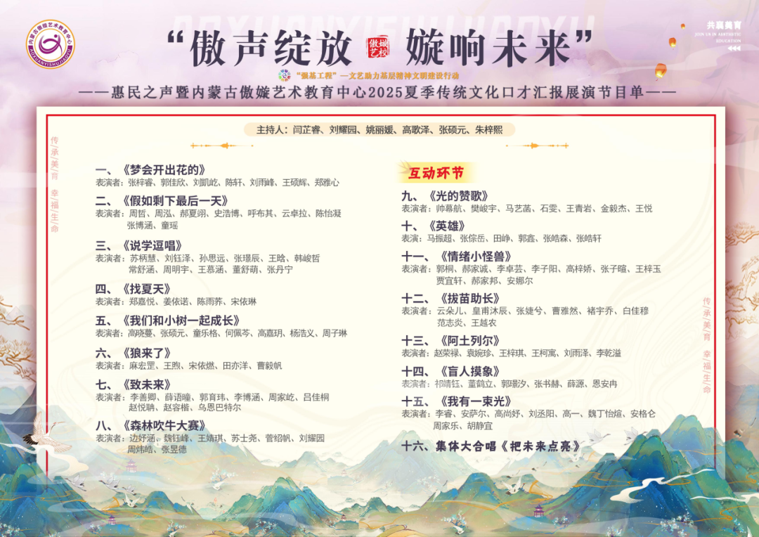 “傲声绽放 嫙响未来”惠民之声演出圆满举行 第16张