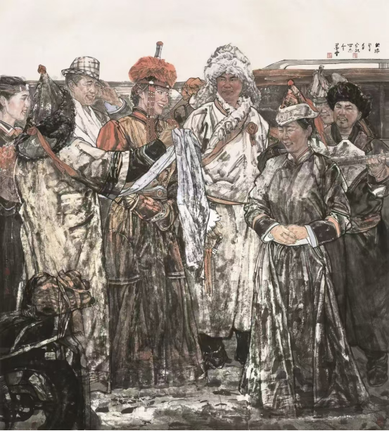 第十四届全国美术展览进京作品展览作者 | 鲍凤林、陈晗晟（中国画） 第5张