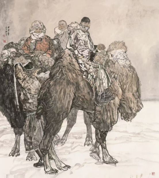 第十四届全国美术展览进京作品展览作者 | 鲍凤林、陈晗晟（中国画） 第7张