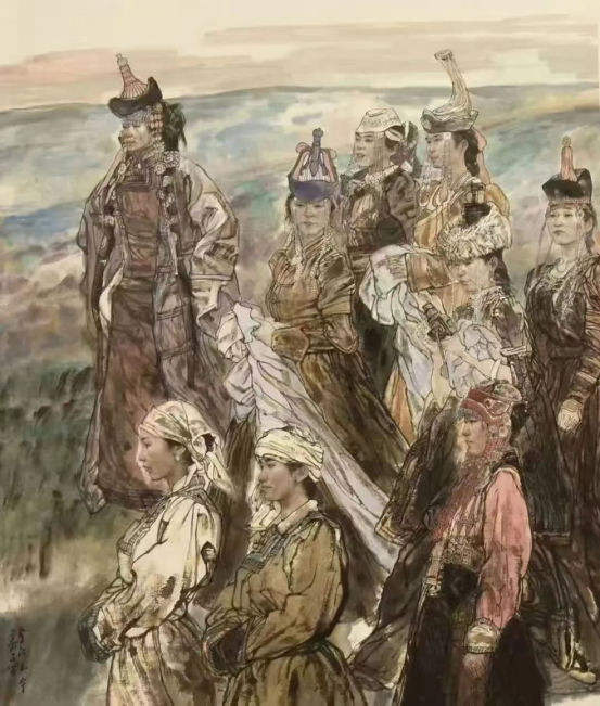 第十四届全国美术展览进京作品展览作者 | 鲍凤林、陈晗晟（中国画） 第3张