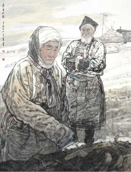 第十四届全国美术展览进京作品展览作者 | 鲍凤林、陈晗晟（中国画） 第6张