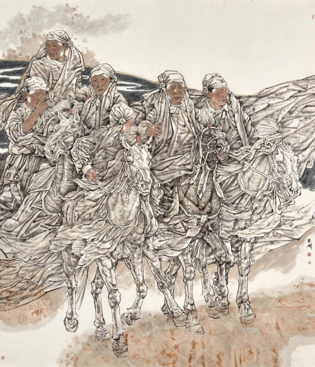 第十四届全国美术作品展览入选作者推介 | 刘思彤、刘贤亮、张国圣、于滢（中国画） 第4张