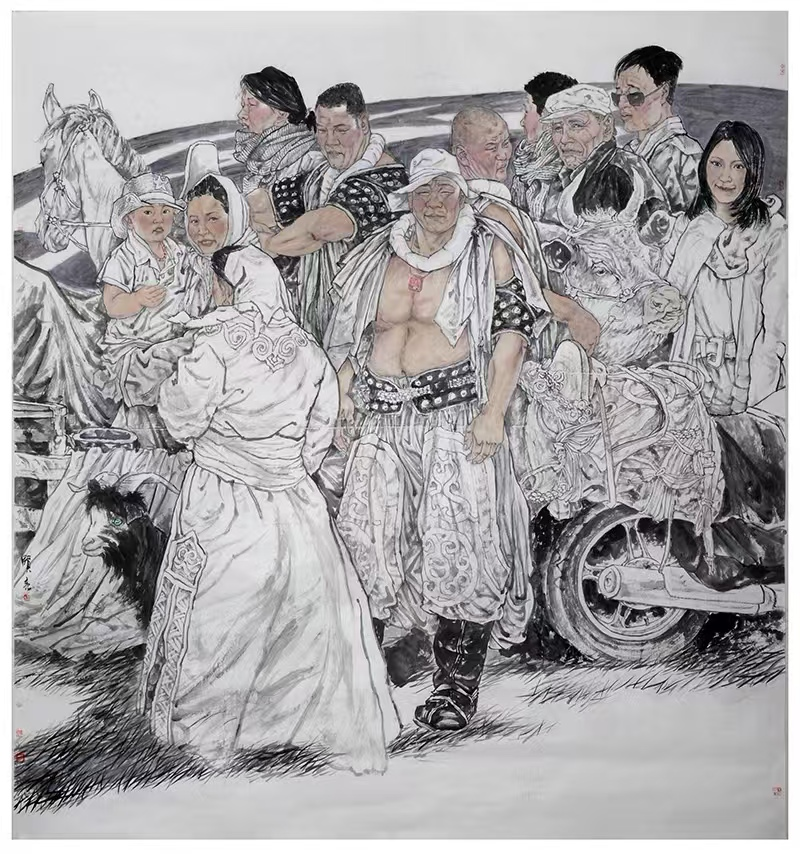 第十四届全国美术作品展览入选作者推介 | 刘思彤、刘贤亮、张国圣、于滢（中国画） 第8张