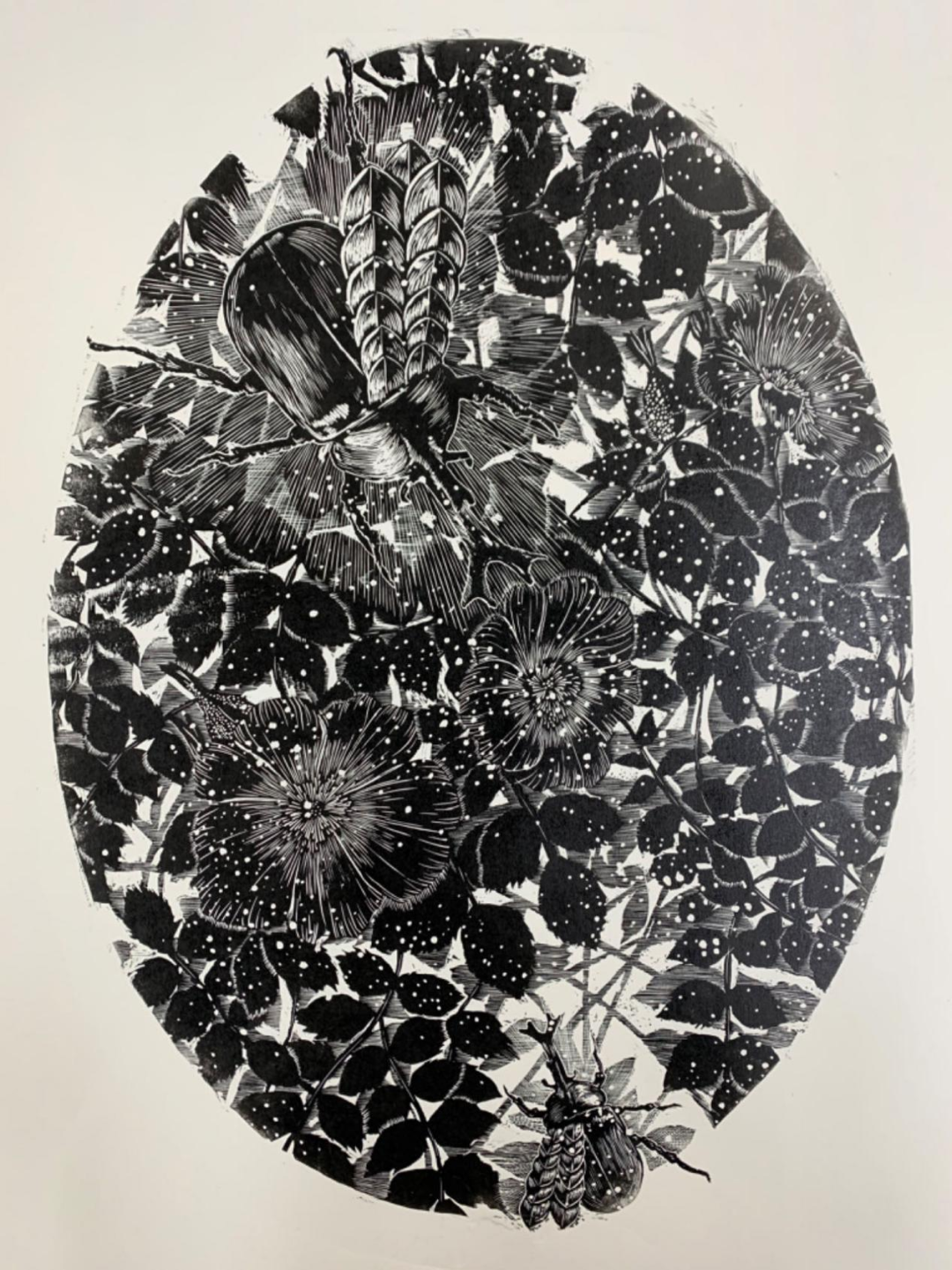 第十四届全国美术作品展览内蒙古入选作者及作品推介丨版画部分：齐达拉图 高磊 慧兰 第22张