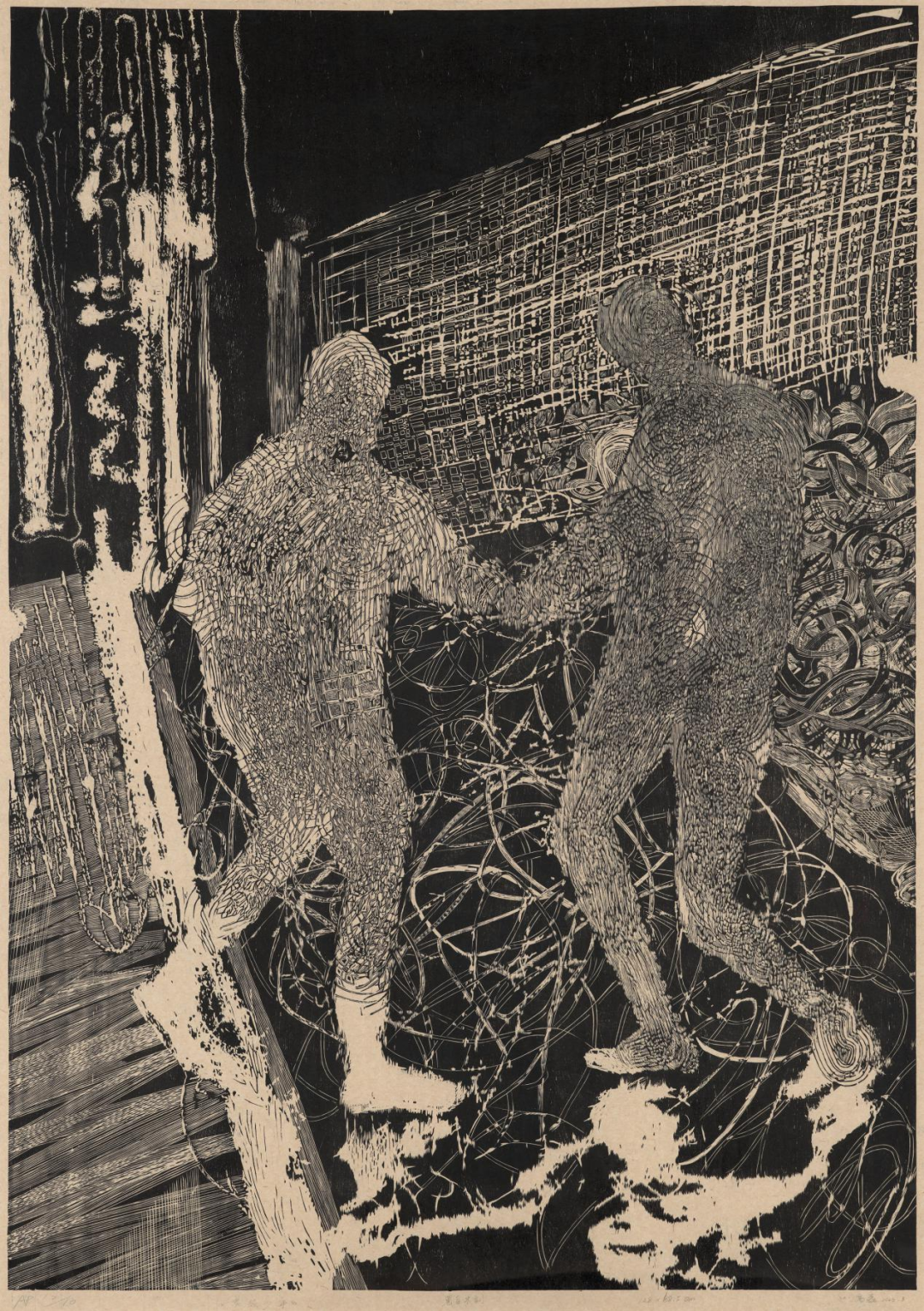 第十四届全国美术作品展览内蒙古入选作者及作品推介丨版画部分：齐达拉图 高磊 慧兰 第11张