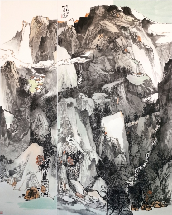 线上展 ｜ 云上追艺·佳展回眸 繁花竞放——西部民族地区青年美术家创作高研班成果汇报展（呼和浩特站） 第17张