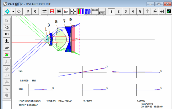 SYNOPSYS 光学设计软件课程四十：从 DSEARCH 开始设计非球面相机镜头的图4