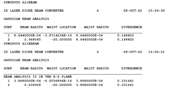 SYNOPSYS 光學設計軟件課程四十六：一個激光二極管光束整形器的圖3
