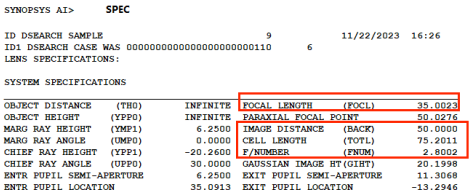 SYNOPSYS 光学设计软件课程五十：反远摄物镜设计的图4