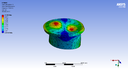 Ansys Workbench模态分析的图9