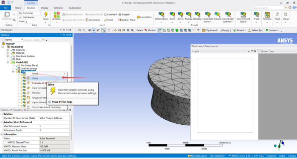 Ansys Workbench模态分析的图5