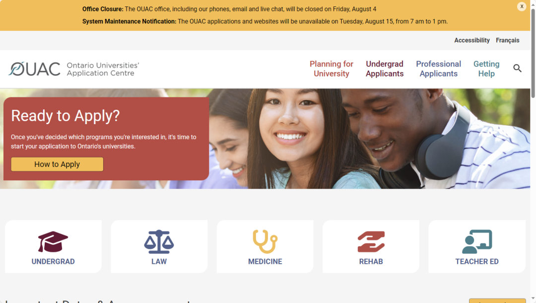 2025fall留学申请全攻略：OUAC申请数据与加拿大本科留学申请时间线(图1)