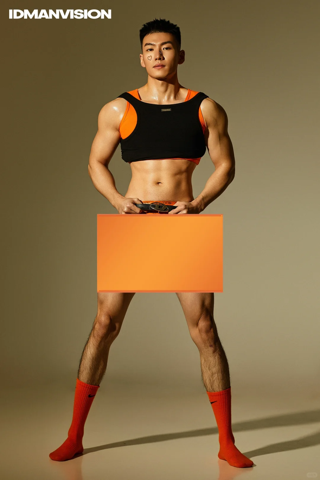 脂包肌型男，写真模特帅哥