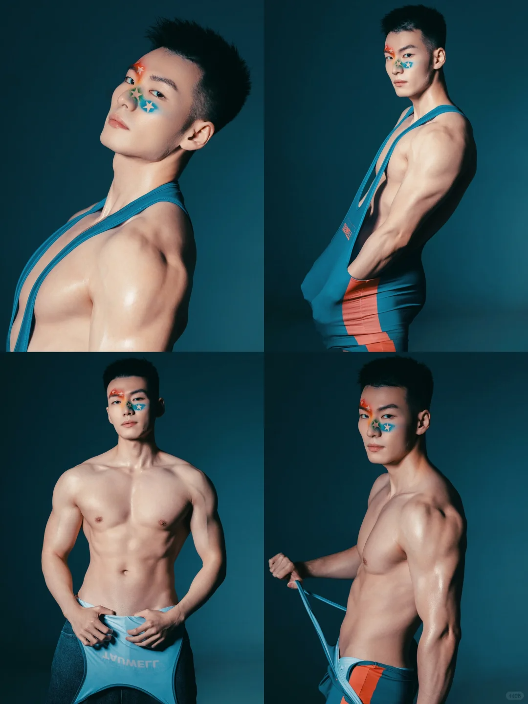 脂包肌型男，写真模特帅哥