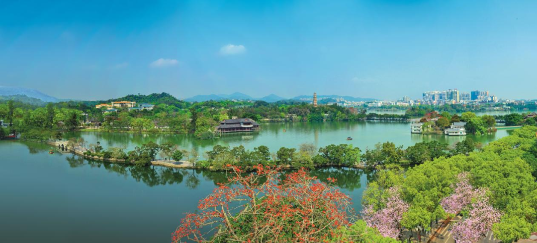 西湖苏堤（来源：惠州档案方志）