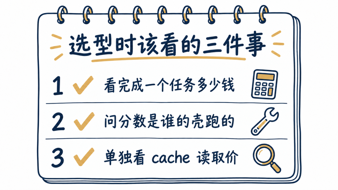 选型时该看的三个数