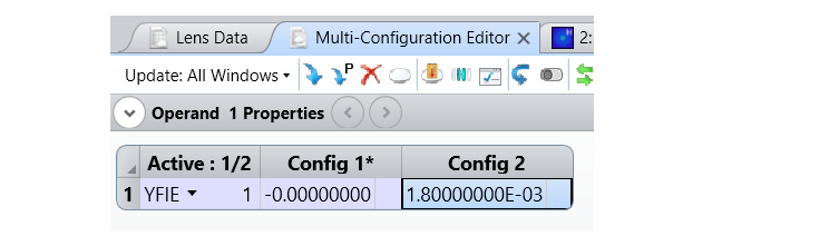 Ansys Zemax | 使用点扩散函数的衍射极限成像系统的分辨率的图4