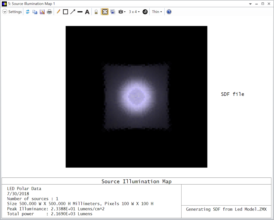 Ansys Zemax | 如何将光线追迹结果导出为IES格式的图8