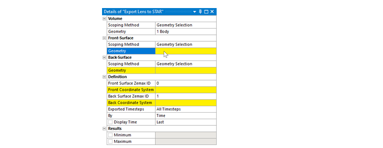 OpticStudio STAR 模塊：Ansys 數(shù)據(jù)導(dǎo)出擴展的圖14