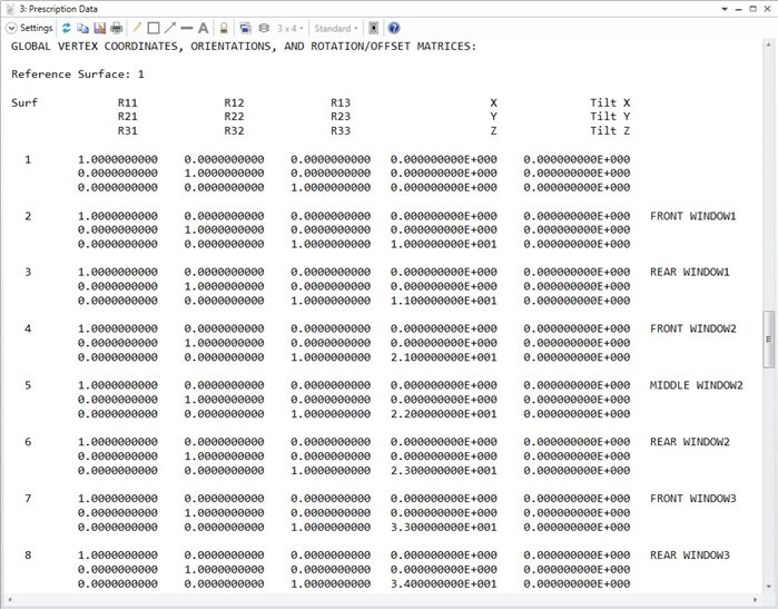ZEMAX | 如何倾斜和偏心序列光学元件的图2