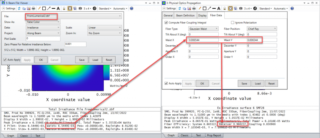 Ansys Zemax | 如何在 Lumerical 与 OpticStudio 间模拟光纤及耦合分析的图28