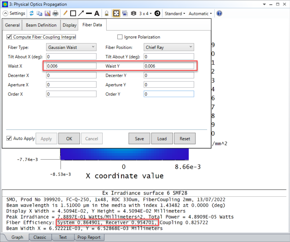 Ansys Zemax | 如何在 Lumerical 与 OpticStudio 间模拟光纤及耦合分析的图6