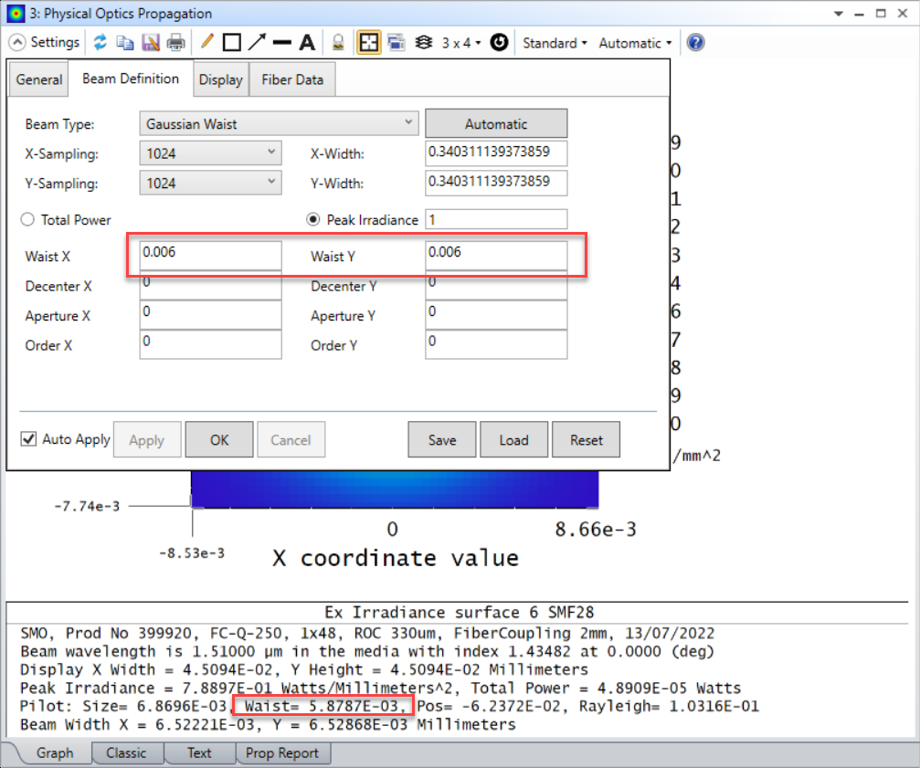 Ansys Zemax | 如何在 Lumerical 与 OpticStudio 间模拟光纤及耦合分析的图5