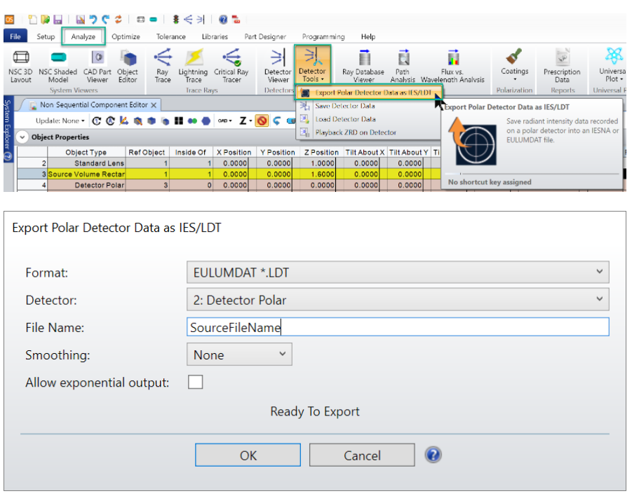 ZEMAX | 如何使用极探测器和 IESNA / EULUMDAT 光源数据的图4