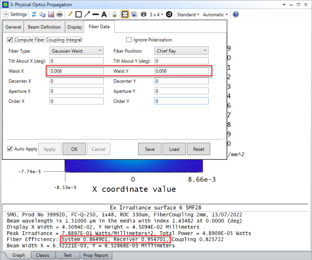 Ansys Zemax | 如何在 Lumerical 与 OpticStudio 间模拟光纤及耦合分析的图4