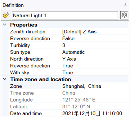 Ansys Speos | 视觉模拟仿真中，Natural Light 易被忽略的参数设置的图1
