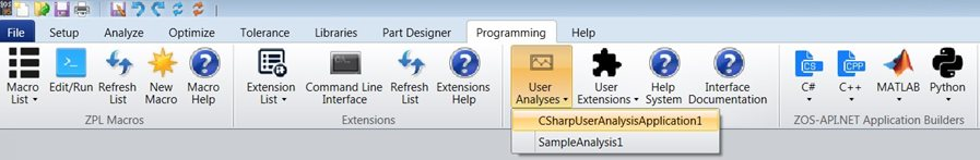ZEMAX | 如何用 ZOS-API 创建用户自定义分析的图8