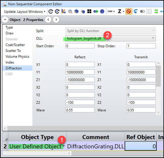 Ansys Zemax | 利用 Kogelnik 方法模拟体全息光栅的衍射效率的图19