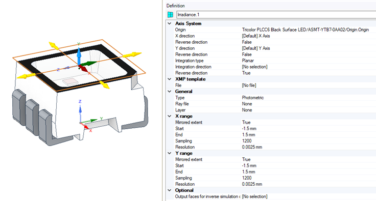 Ansys Speos | 將Rayfile光源轉(zhuǎn)換為面光源的圖2