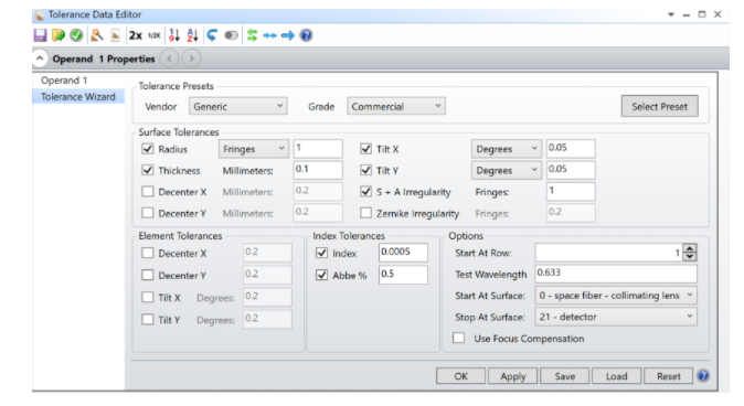 ZEMAX | 如何设计光谱仪 - 公差分析的图8