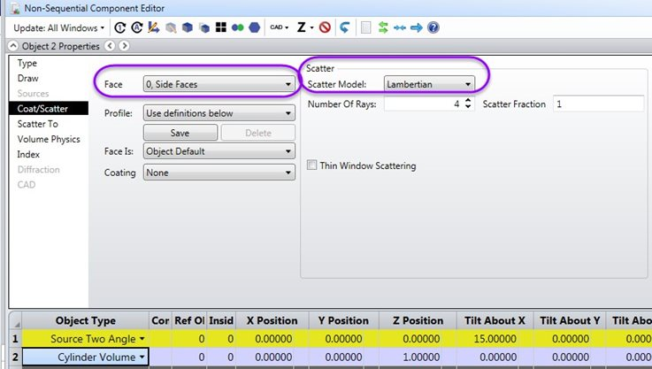 Ansys Zemax | 如何在存在全内反射 (TIR) 的情况下应用散射的图5