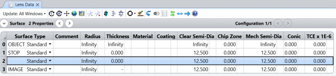 Ansys Zemax | 如何設(shè)計(jì)單透鏡 第一部分：設(shè)置的圖10