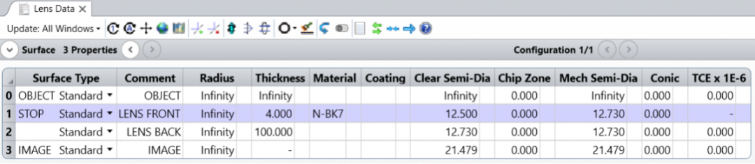 Ansys Zemax | 如何設(shè)計(jì)單透鏡 第一部分：設(shè)置的圖13