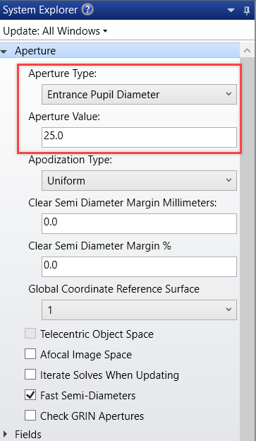 Ansys Zemax | 如何設(shè)計(jì)單透鏡 第一部分：設(shè)置的圖4