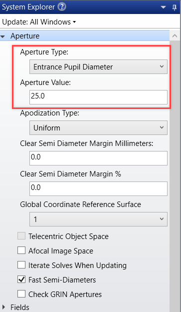 Ansys Zemax | 如何设计单透镜 第一部分：设置的图4