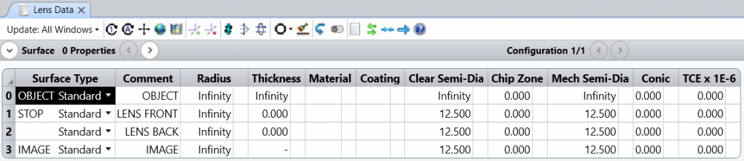 Ansys Zemax | 如何設(shè)計(jì)單透鏡 第一部分：設(shè)置的圖11