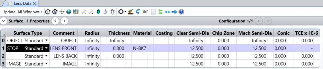Ansys Zemax | 如何設(shè)計(jì)單透鏡 第一部分：設(shè)置的圖12