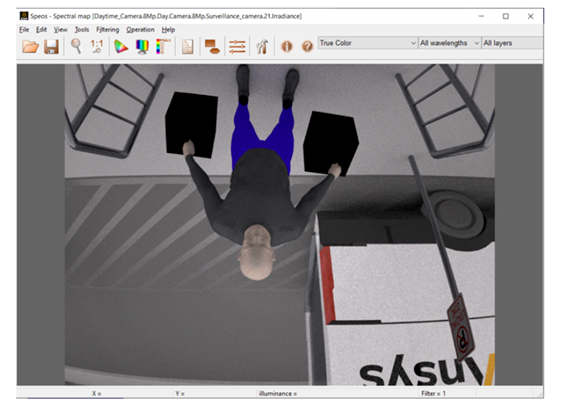 Ansys Lumerical Zemax Speos | CMOS 传感器相机：3D 场景中的图像质量分析的图4