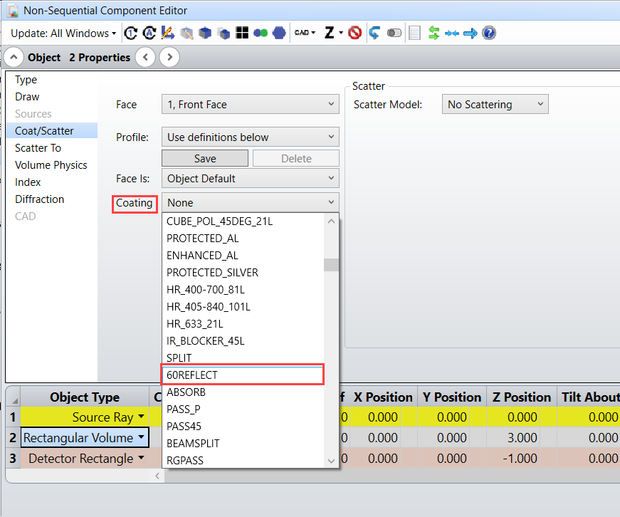Ansys Zemax | 如何模擬部分反射和散射的表面的圖7