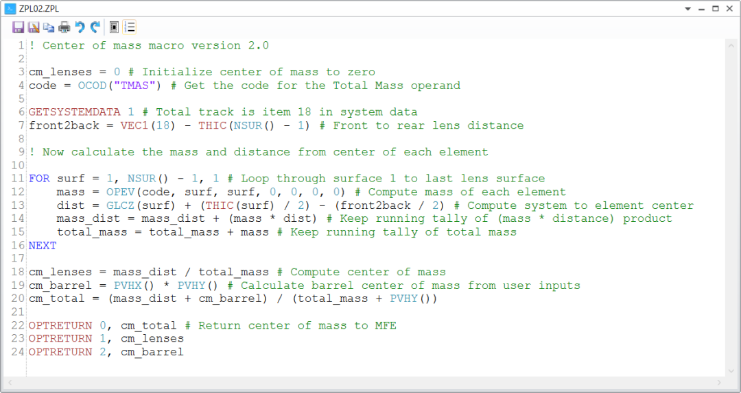 ZEMAX | 使用 ZPL 宏进行优化：ZPLM 操作数的图5