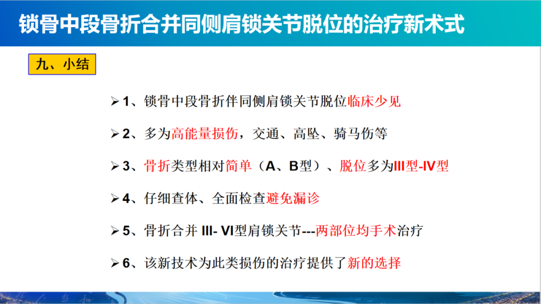 锁骨中段骨折合并同侧肩锁关节脱位新术式：弹性髓内钉+喙锁韧带重建、关节囊缝合