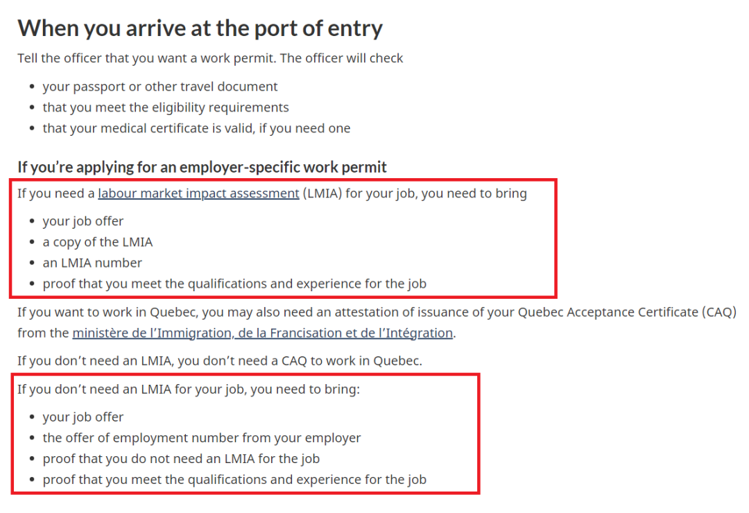 如何申请加拿大边境工签？