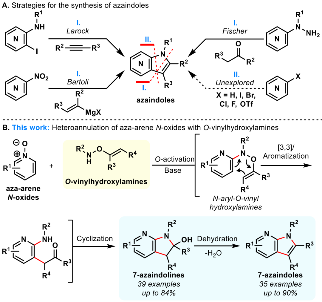 O-乙烯基羟胺-绿色又高效构建7-氮杂吲哚 第2张