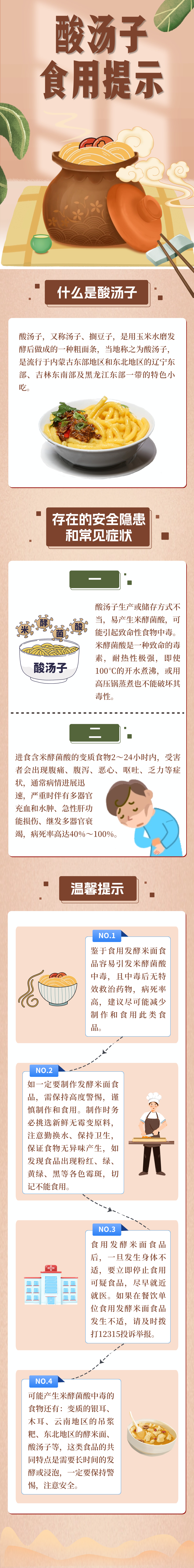 高温天气,小心米酵菌酸中毒!酸汤子食用提示